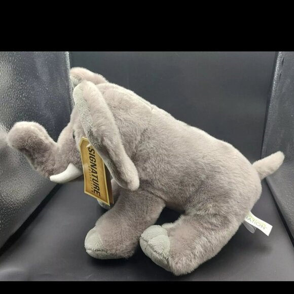 NWT 2022 Aurora Destination Nation 9" African Elephant Plush Stuffed Animal Toy - Picture 4 of 8
